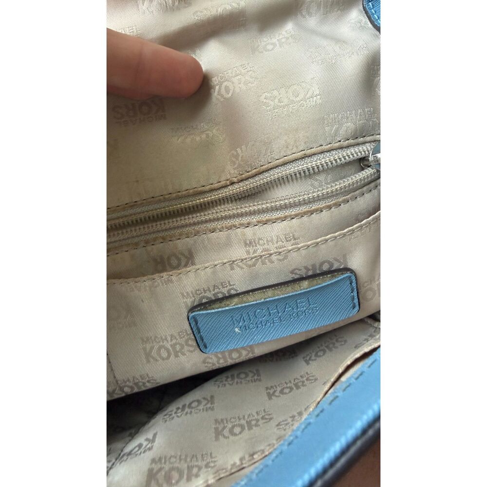 Michael Kors Tina studded Saffiano